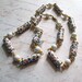 Vintage Midcentury Colorful Japanese Glass Bead Necklace
