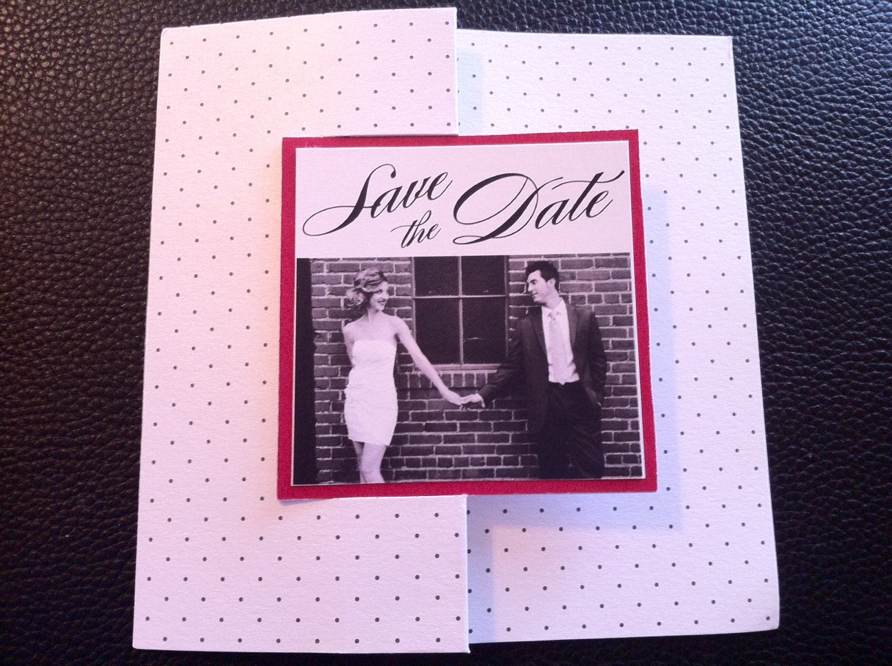 Deposit Twist Card Save the Date with Photo