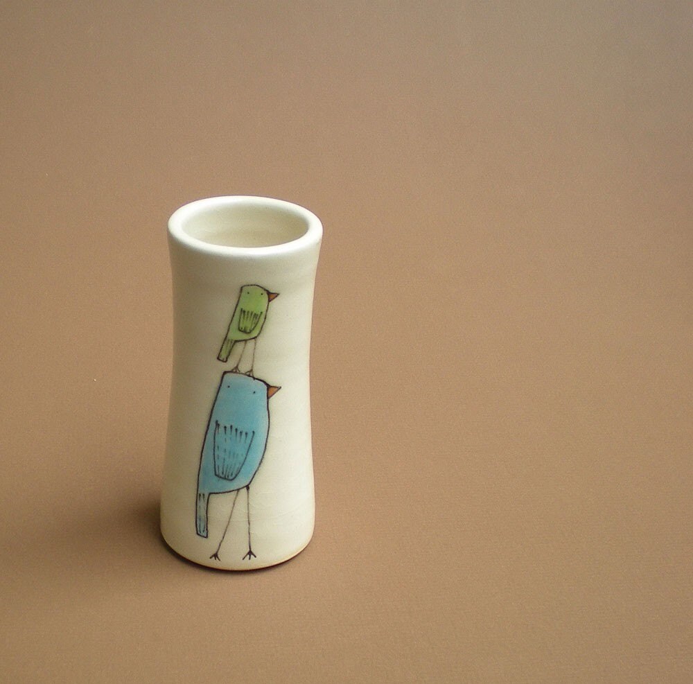 bird vase