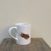 Ceramic cockroach insect cup, coffee mug for co worker, quirky funny Valentine's day gift for him