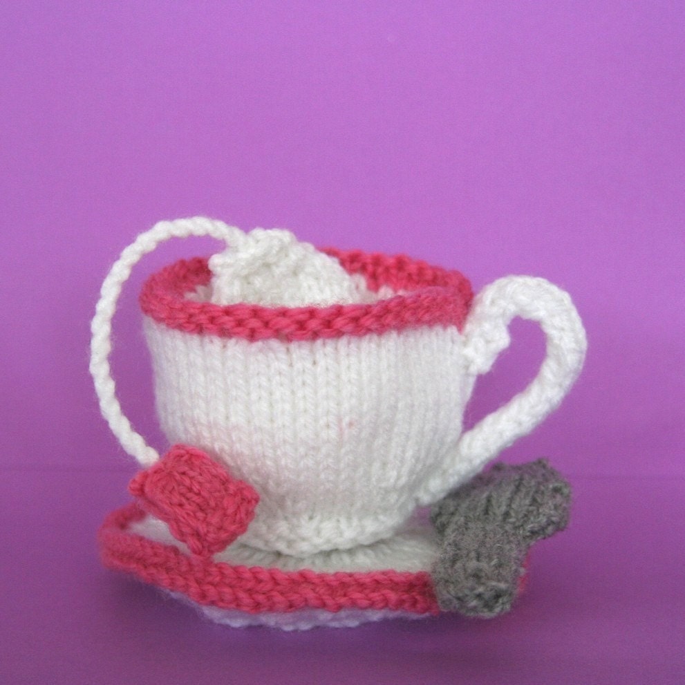 Tea Time - INSTANT DOWNLOAD PDF Knitting Pattern