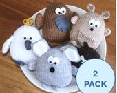 2 Pack Peter's Pals and Australian animals  - INSTANT DOWNLOAD PDF Knitting Pattern