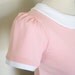 Peter Pan Collar Crop Tee Pink Shirt - Tweedle Dee