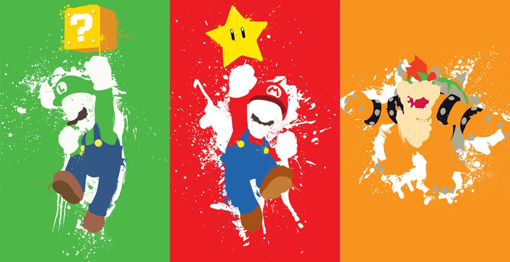 Mario Paint 3-Poster Set