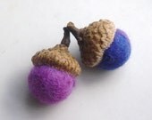 felted wool acorn kit