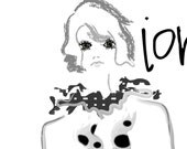 Coco Chanel Illustration Limited Edition Print Print