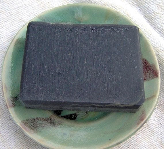 Black Magic Clarifying Activated Charcoal Soap - Vegan Facial Detox Handmade Soap - Ecofriendly Palm Free Soap as seen in British Vogue