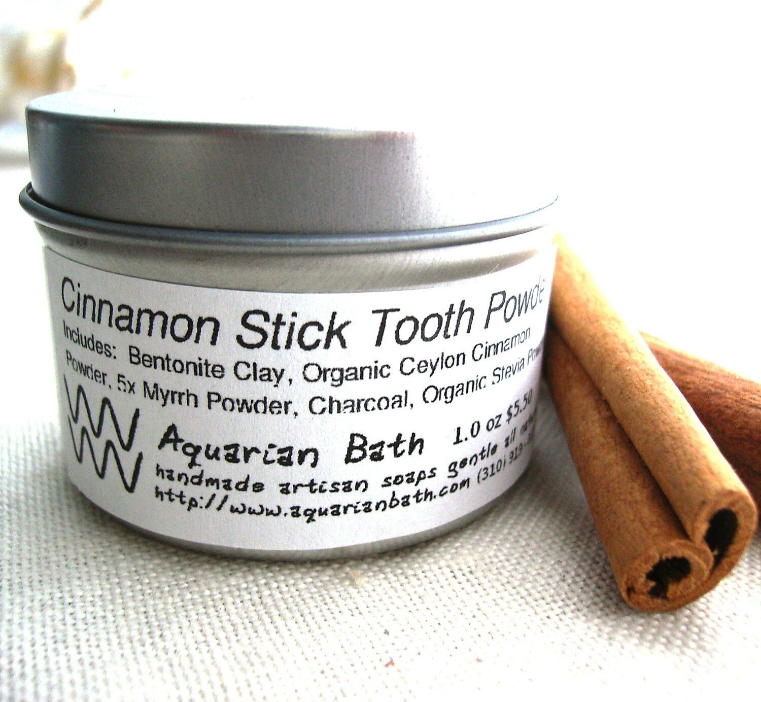 Cinnamon Stick Tooth Powder Natural Toothpaste Alternative For Sensitive Teeth & Gums