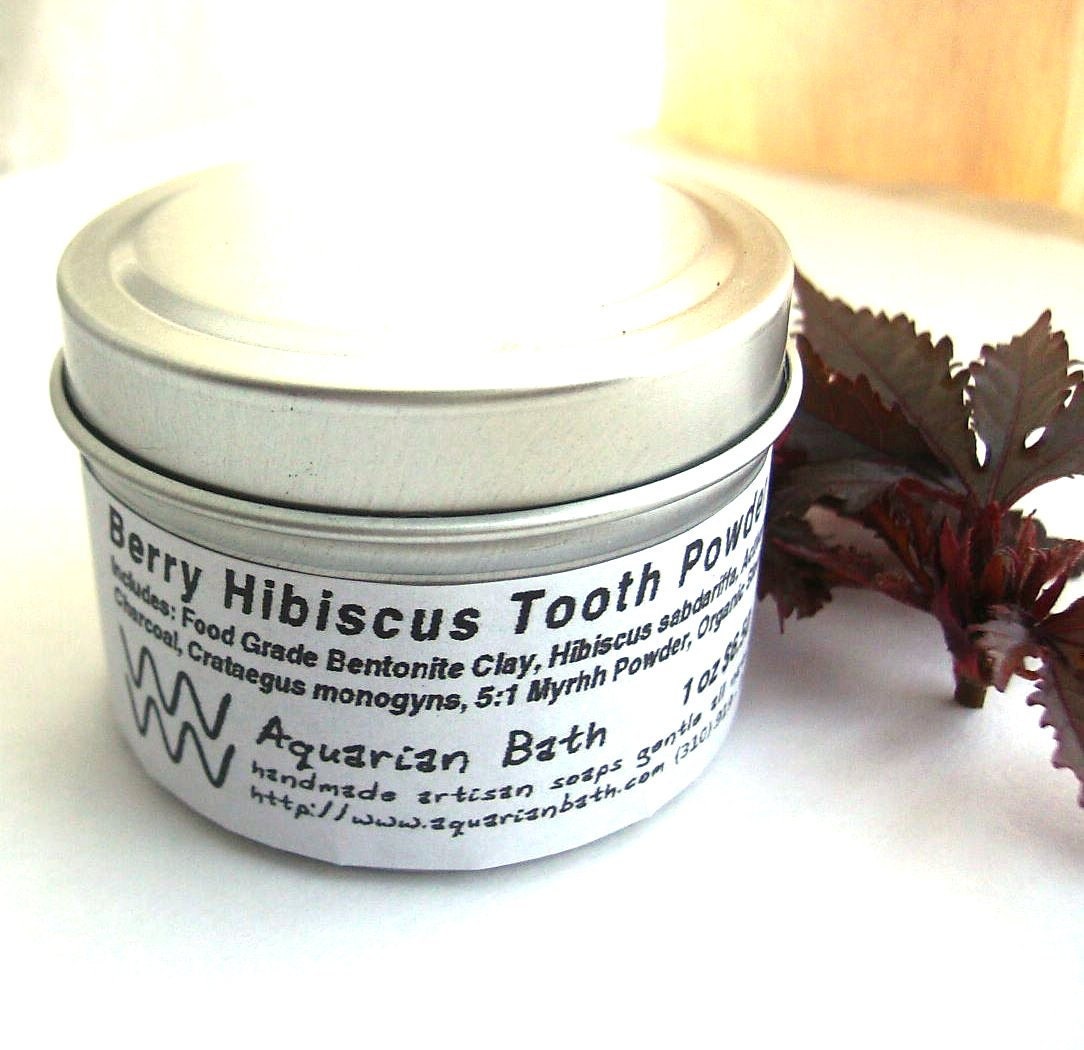 Berry Hibiscus Tooth Powder - A Natural Toothpaste Alternative