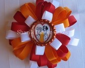 101 Dalmations Bottlecap Loopy Bow on French Barrette