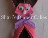 Bunny Grosgrain Ribbon Hairclips