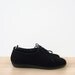 vintage 80s oxfords, black suede lace up shoes, size 7.5 38