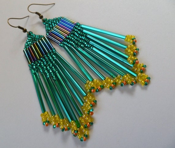 Beaded Earrings- Little Buds