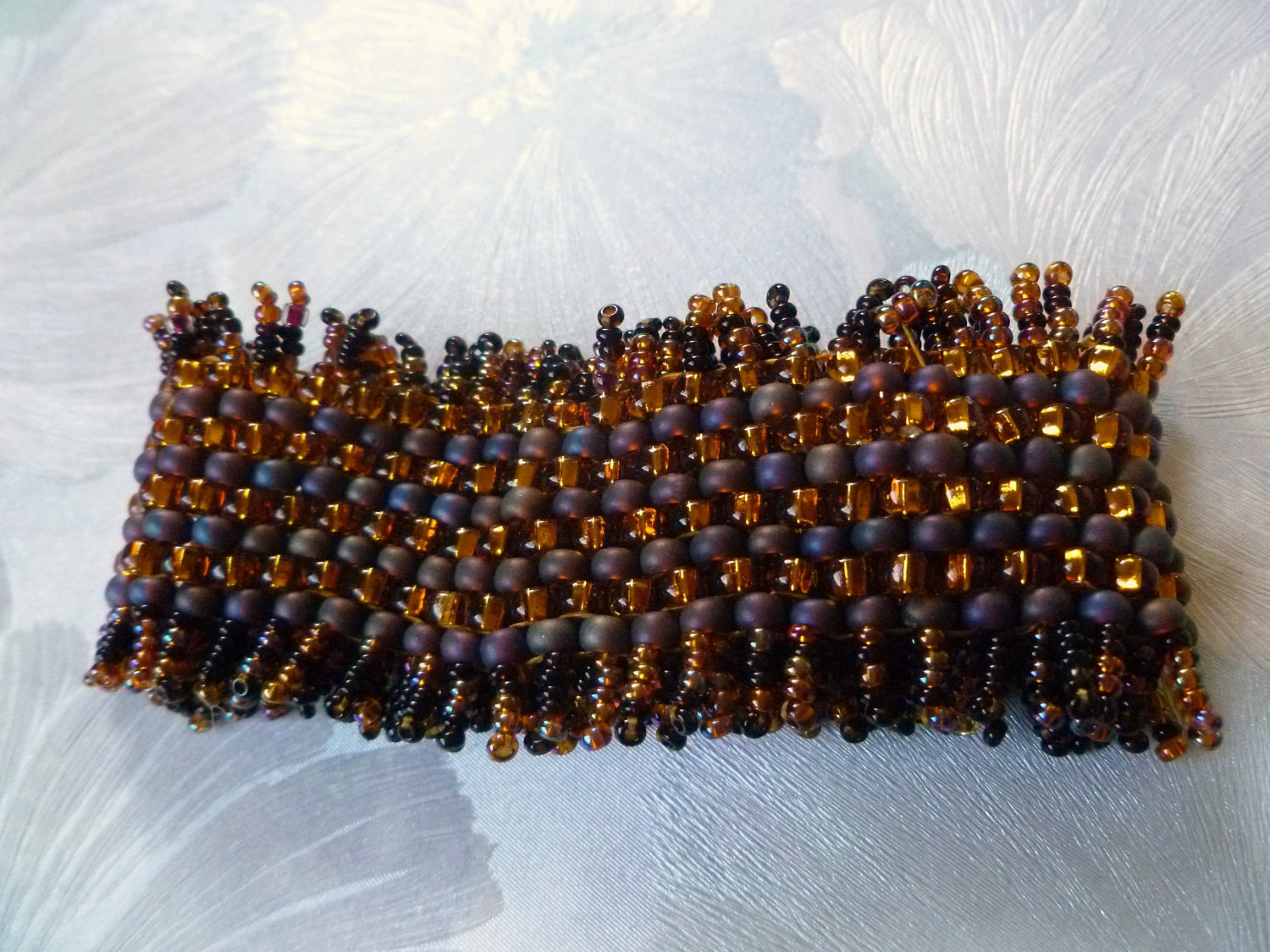 Peyote Stitch Bracelet- Snappy Shine