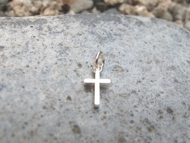 Silver cross add a charm - only to be purchased as an add-on to any necklace in my shop