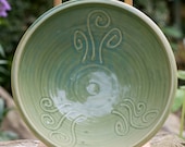 Fern Fiddlehead Green Forest Bowl by Bunny Safari