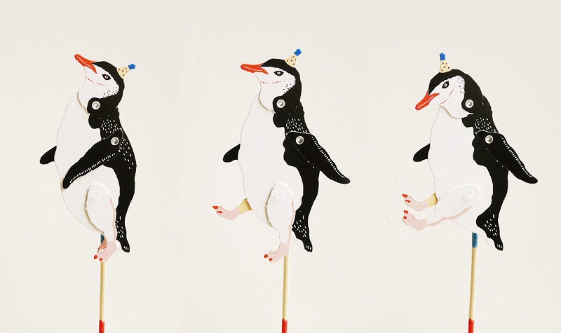 DIY Paper Puppet - Penguin
