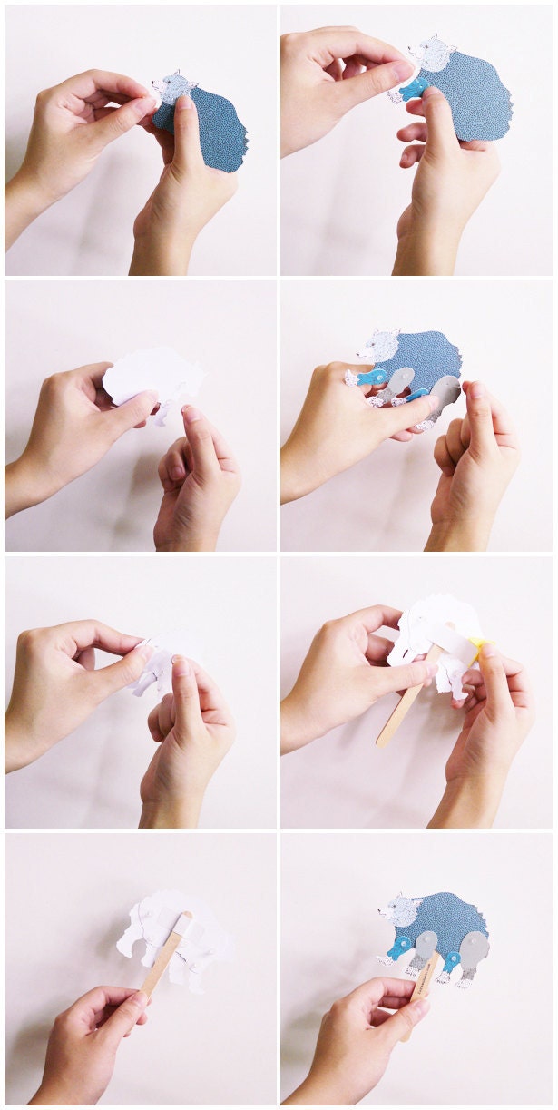 DIY Paper Puppet - SHEEP