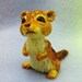 A little chipmunk animal polymer clay sculpture original by Trolltracks