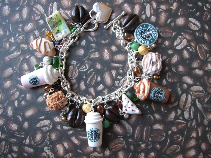 Starbucks Coffee Charm Bracelet