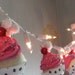 Fake Cupcake Pink Rockabilly String of Lights 12 Legs Orignal Concept Design 10 Mini Pink Fake Cupcakes Fab Bakery Decor First on Etsy