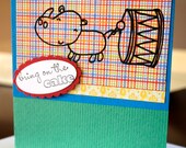 Play the Drums Birthday Card