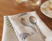 Flock of Swallows Dinner Napkin Set of Two