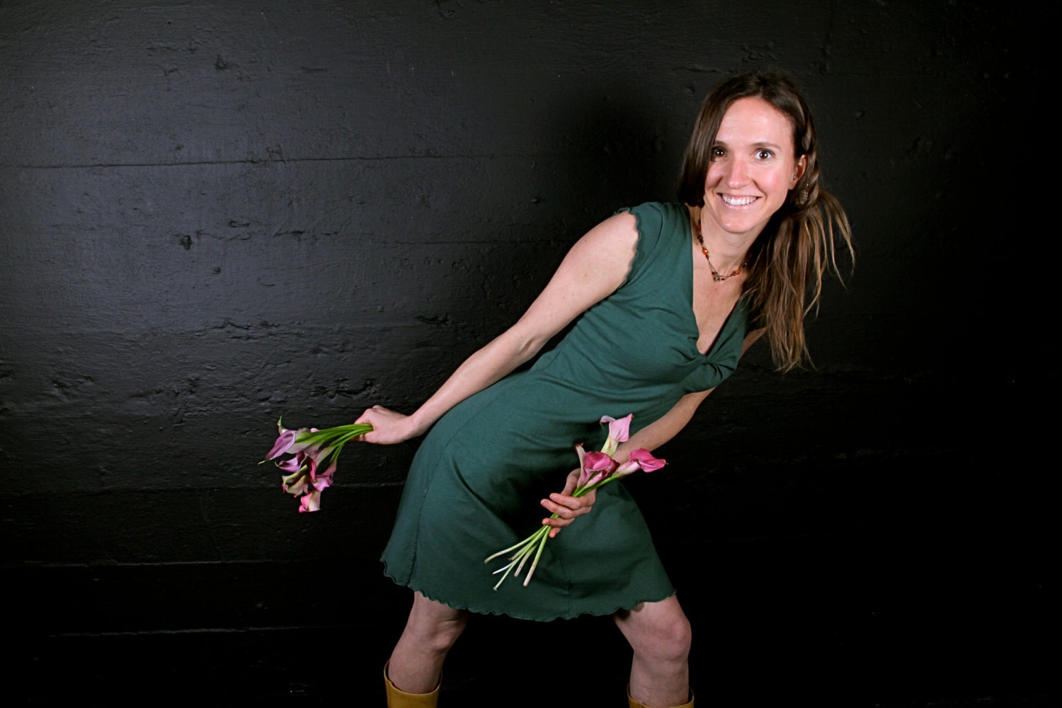 Organic Clothing - Cap Sleeve Hemp Day to Night Dress