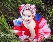 AMERICA - mini top hat or headband for special occasions and photo shoots,circus, pagents, babies, parties, magazine shoots