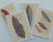 Feather Note Cards