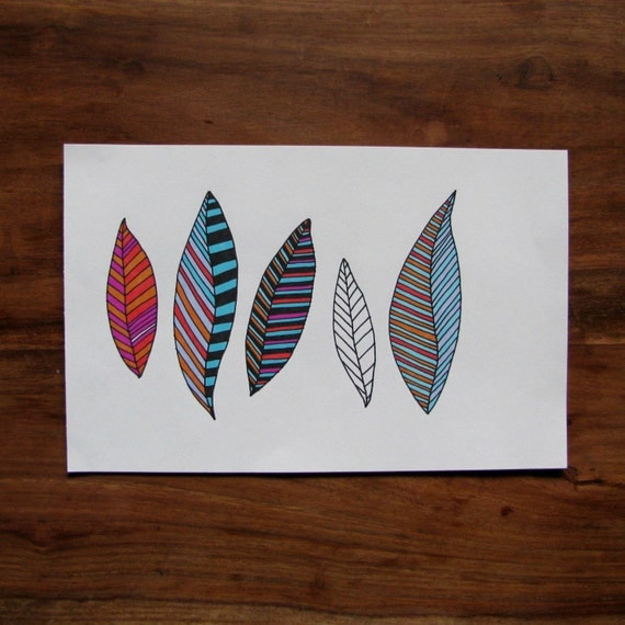 Indian Summer Five Feathers