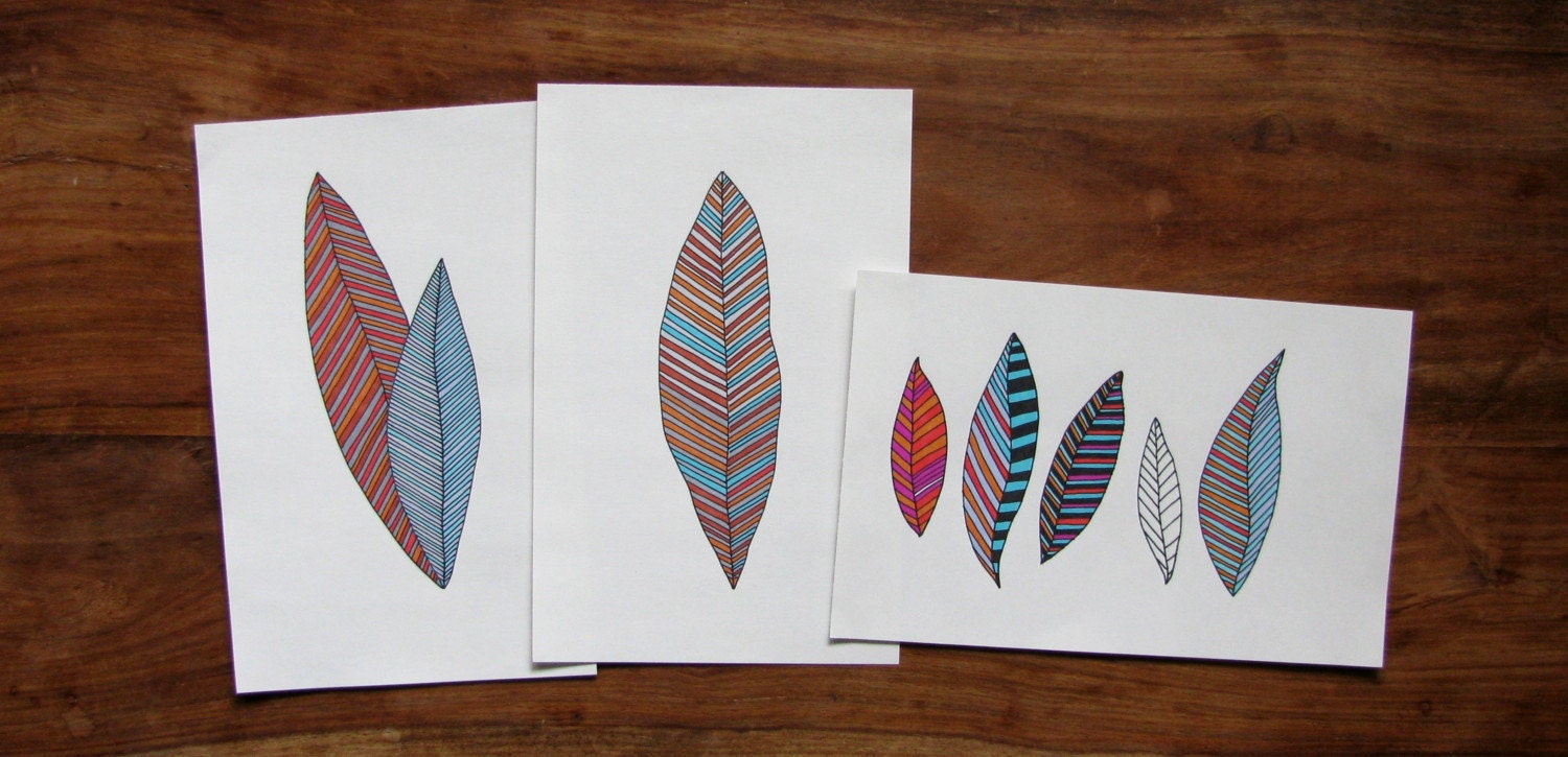Indian Summer Five Feathers