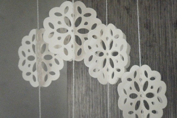 Angels Breath -3D Doily Lace Paper Garland