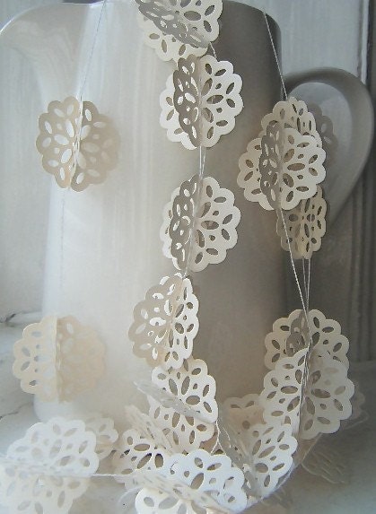 Angels Breath -3D Doily Lace Paper Garland