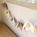 6 Little Elephants All In A Row - 3D Paper Garland