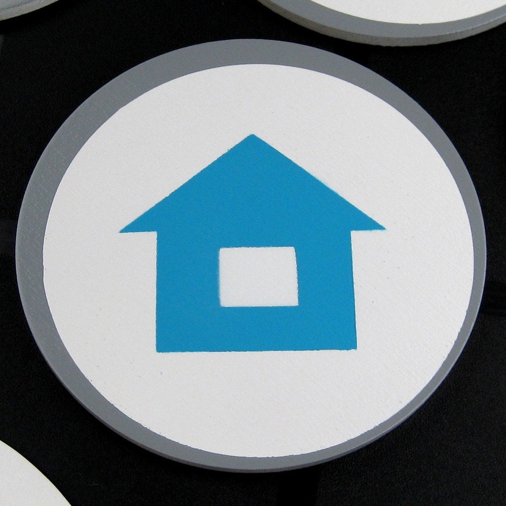 Videogame Home Coasters by Arcade Art