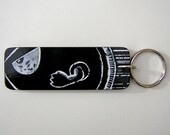 Bullet Bill - Super Mario - Handmade Keychain by Arcade Art