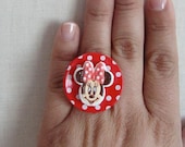 Minnie Mouse Miniature Upcycled Cake Ring