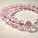 Light Pink Crystal Bangle Bracelet