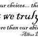 Harry Potter Decal Vinyl Wall Art Sticker Dumbledore Quote 021-22