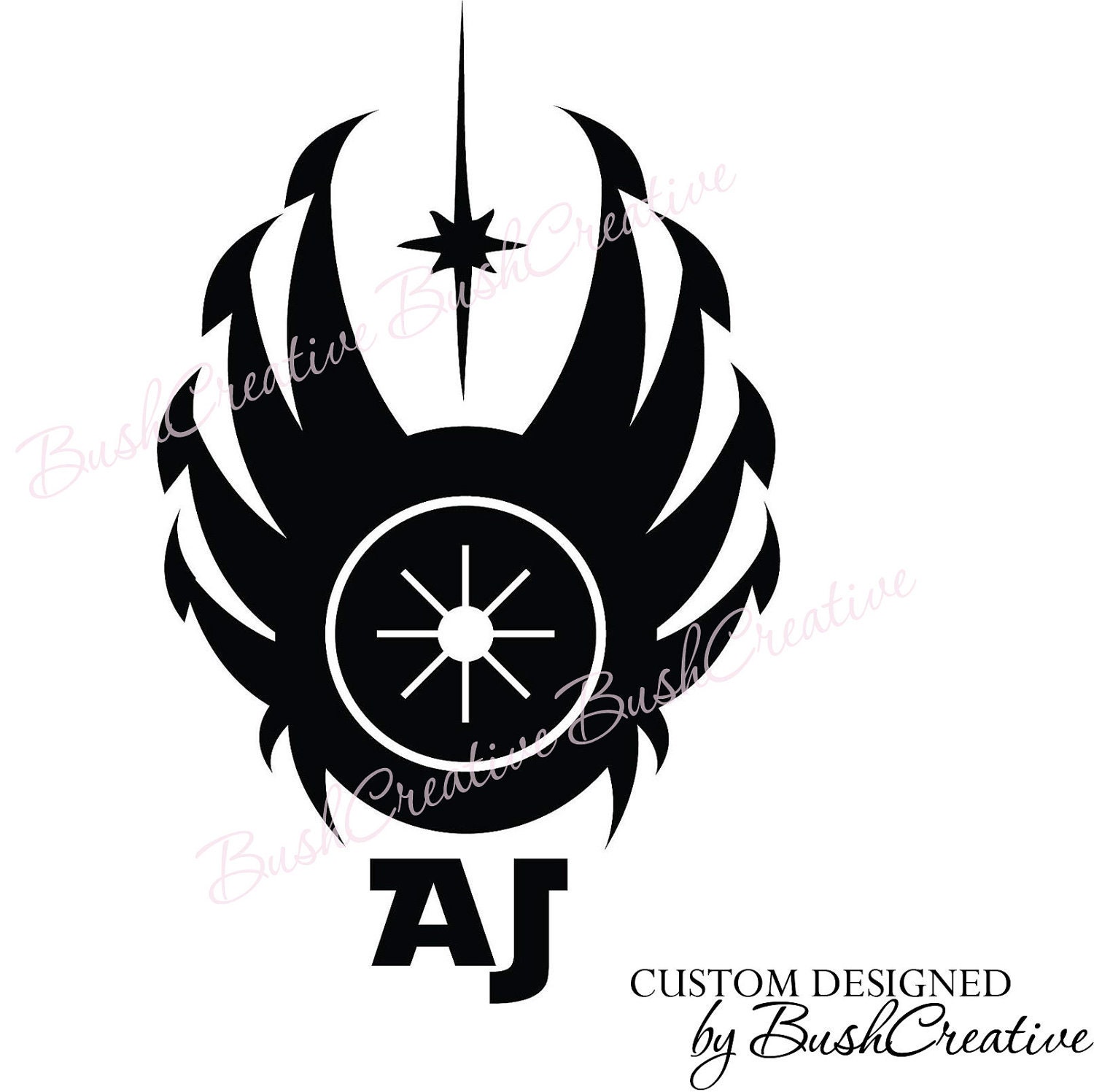 Star Wars Jedi Wall Decal Vinyl Shield 