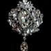 Art Deco Bridal Broach, Crystal Pearl Brooch, Victorian Wedding Jewelry, REGAL