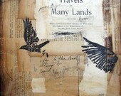Travels in Many Lands -  Limited Edition Print of Original Mixed Media