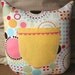 Lola the Owl PIllow PDF Pattern Simple Fun Creative