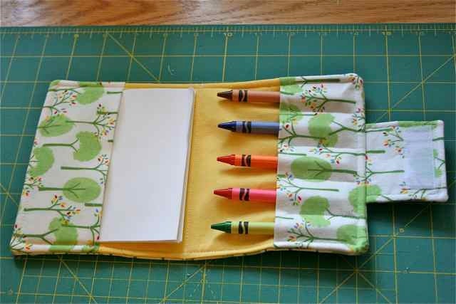 Crayon Holder PDF Sewing Pattern Carrying Case for Crayons The Crayon Art Folio