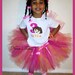 Birthday Dora with Number, Party Outfit,Tutu Set, Dora Party, Theme Parties in Sizes 1yr thru 5yrs