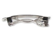 100 French Style Barrette Hair Clips - 40mm (1 1/2 inch)