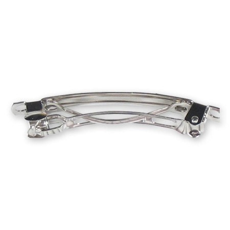 100 French Style Barrette Hair Clips - 50mm (2 inch)