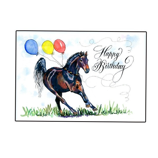 free clip art horse birthday - photo #31
