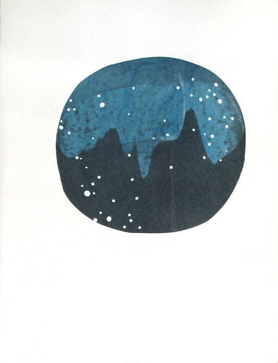constellation screenprint